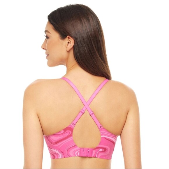No Boundaries Junior's Wire-Free Bonded Voop Bralette, Size S - Picture 4 of 10